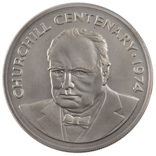 CAYMAN ISLANDS, 25 Dollars, 1974, KM #10, MS(60-62), Silver, 45, 51.35