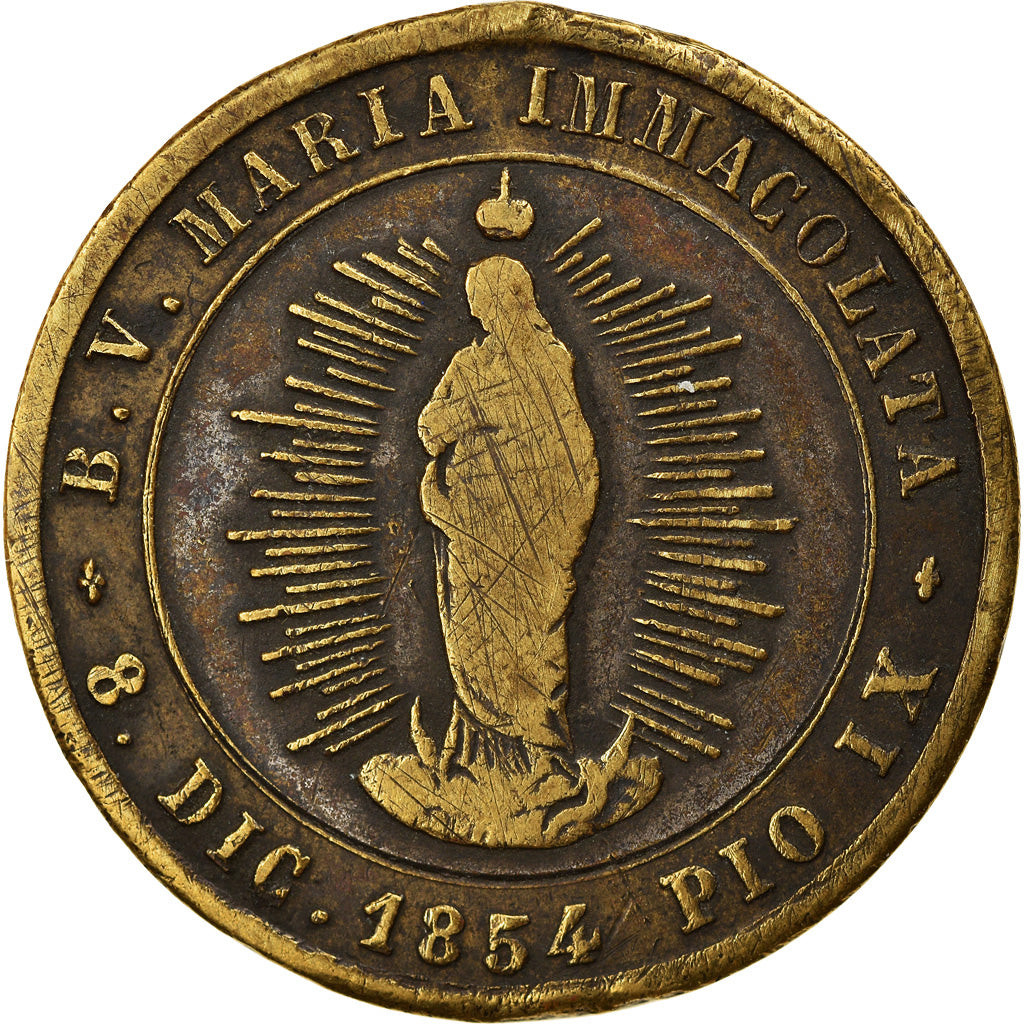 Vatican, Médaille, Le Pape Léon XIII, Rome, Religions & beliefs, TTB+, Cuivre