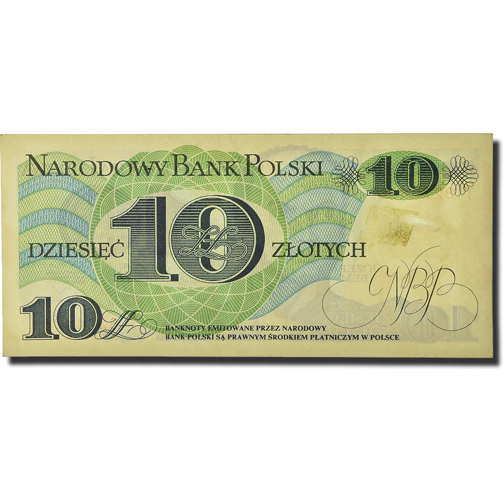 Banknote, Poland, 10 Zlotych, 1982, 1982-06-01, KM:148a, AU(55-58)