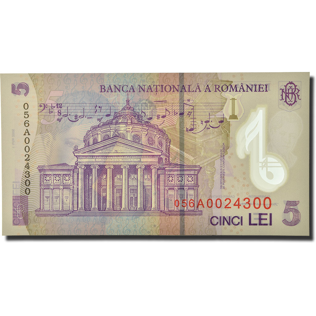 Banknote, Romania, 5 Lei, 2011, 2005-07-01, KM:118a, UNC(65-70)