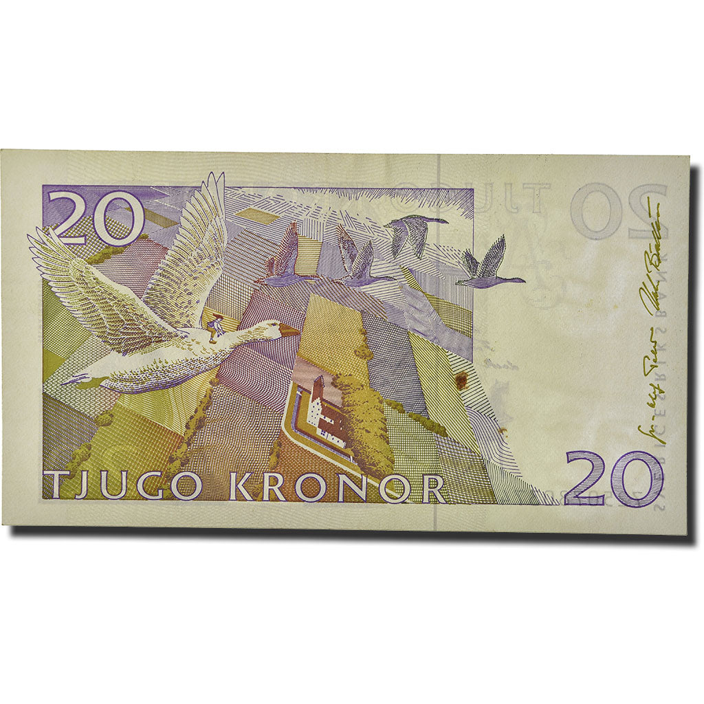 Banknote, Sweden, 20 Kronor, 1991-1995, 1994-1995, KM:61b, UNC(63)