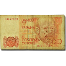Banknote, Spain, 200 Pesetas, 1984, 1980-09-16, KM:156, VG(8-10)