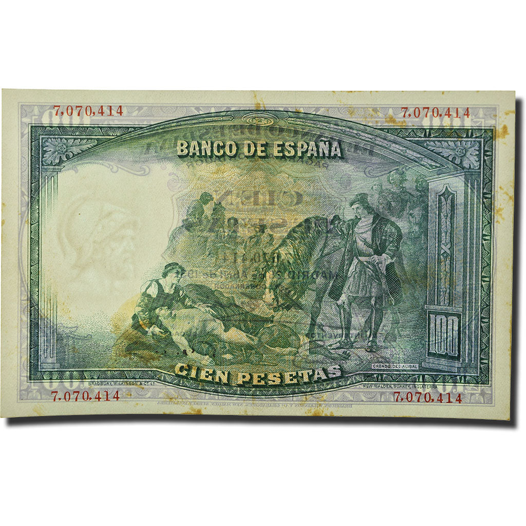 Geldschein, Spanien, 100 Pesetas, 1931, 1931-04-25, KM:83, SS+