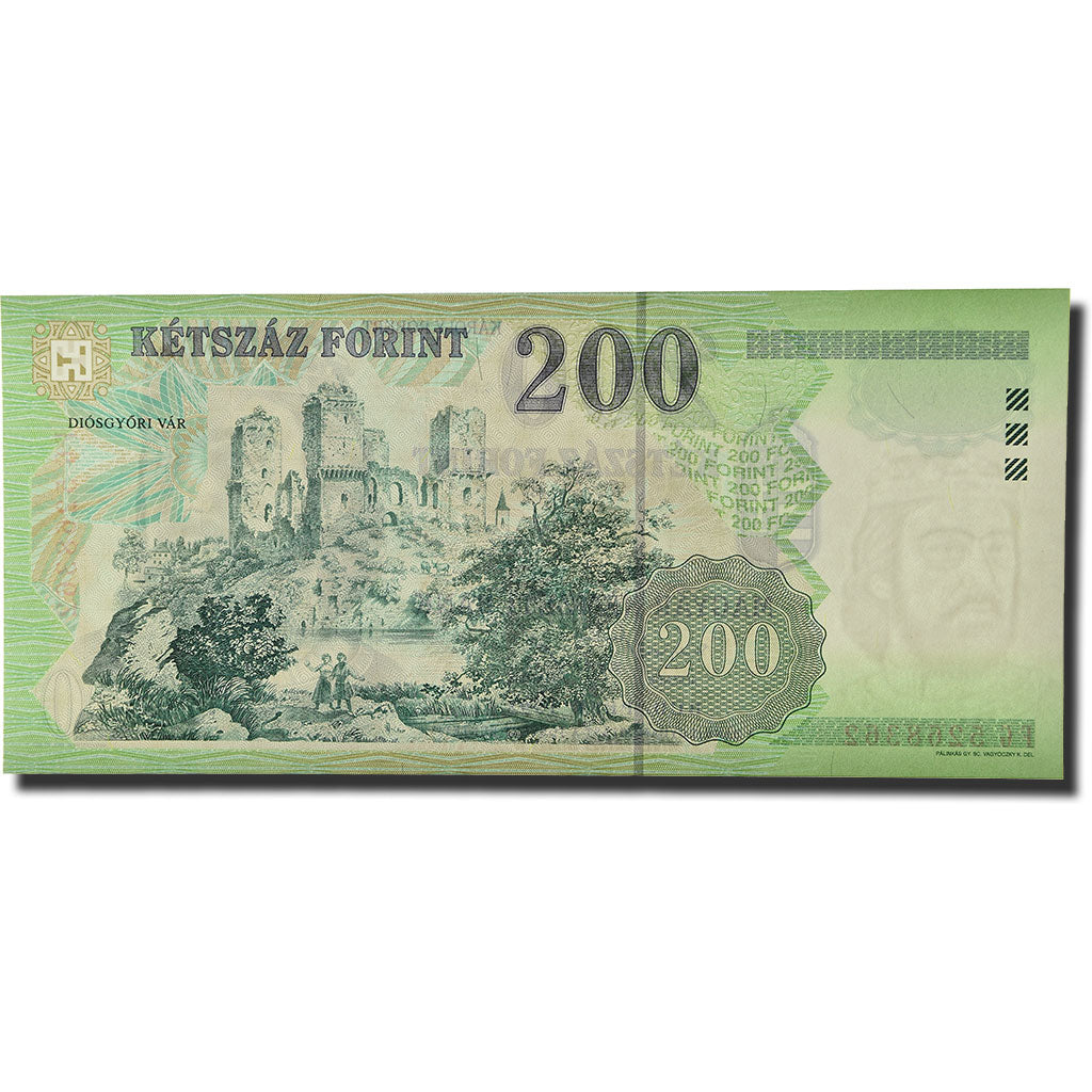 Geldschein, Ungarn, 200 Forint, 1998, KM:178a, UNZ-