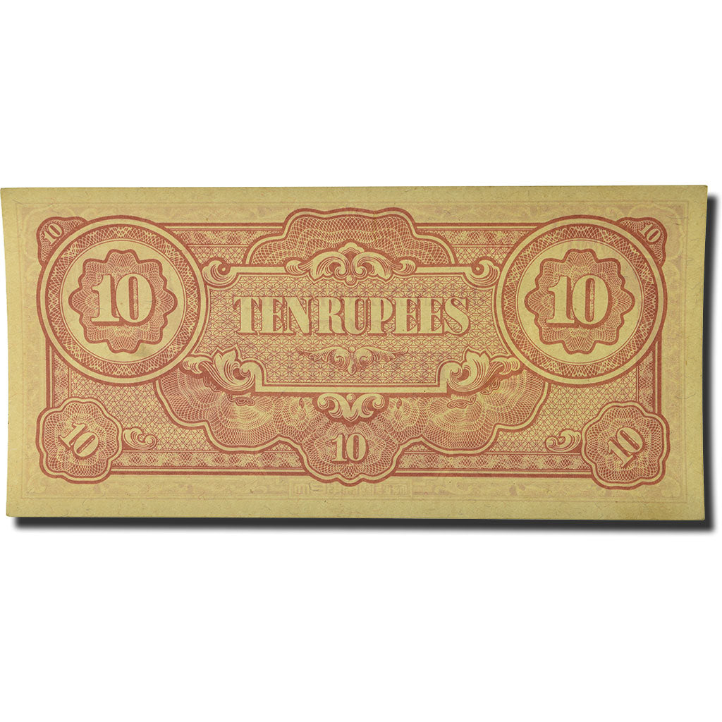 Banknote, Burma, 10 Rupees, 1942-1944, KM:16b, AU(55-58)