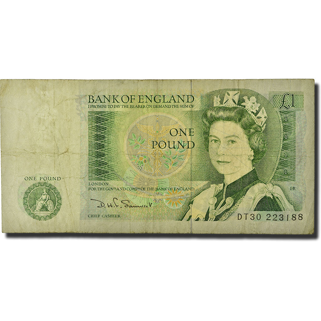 Banknote, Great Britain, 1 Pound, 1981-1984, KM:377b, EF(40-45)
