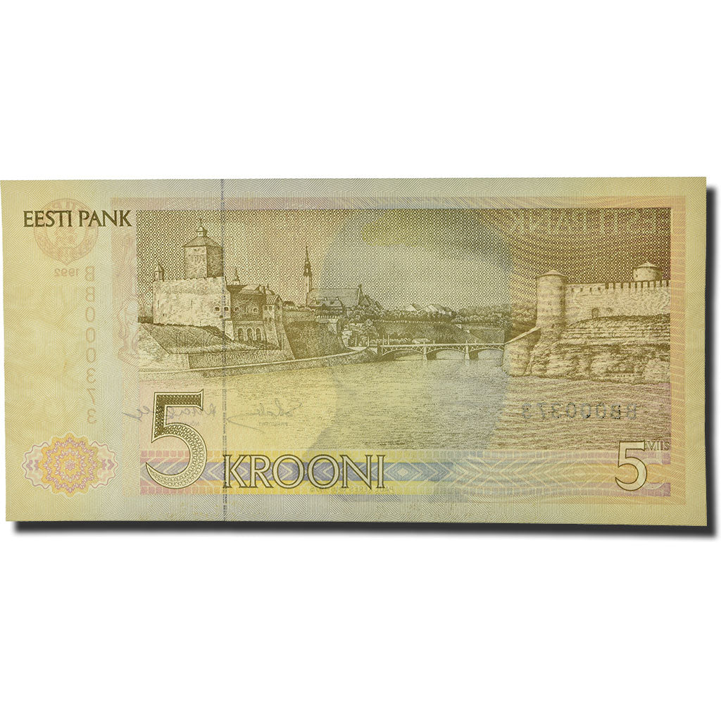 Banknote, Estonia, 5 Krooni, 1992, KM:71b, UNC(65-70)