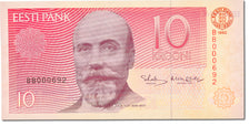 Geldschein, Estonia, 10 Krooni, 1992, KM:72b, UNZ