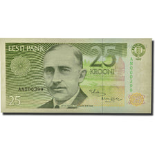 Banknote, Estonia, 25 Krooni, 1992, KM:73b, UNC(65-70)
