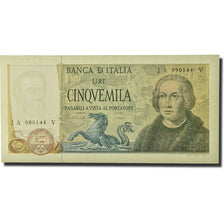 Billet, Italie, 5000 Lire, 1971-1977, 1977-11-10, KM:102c, TTB+