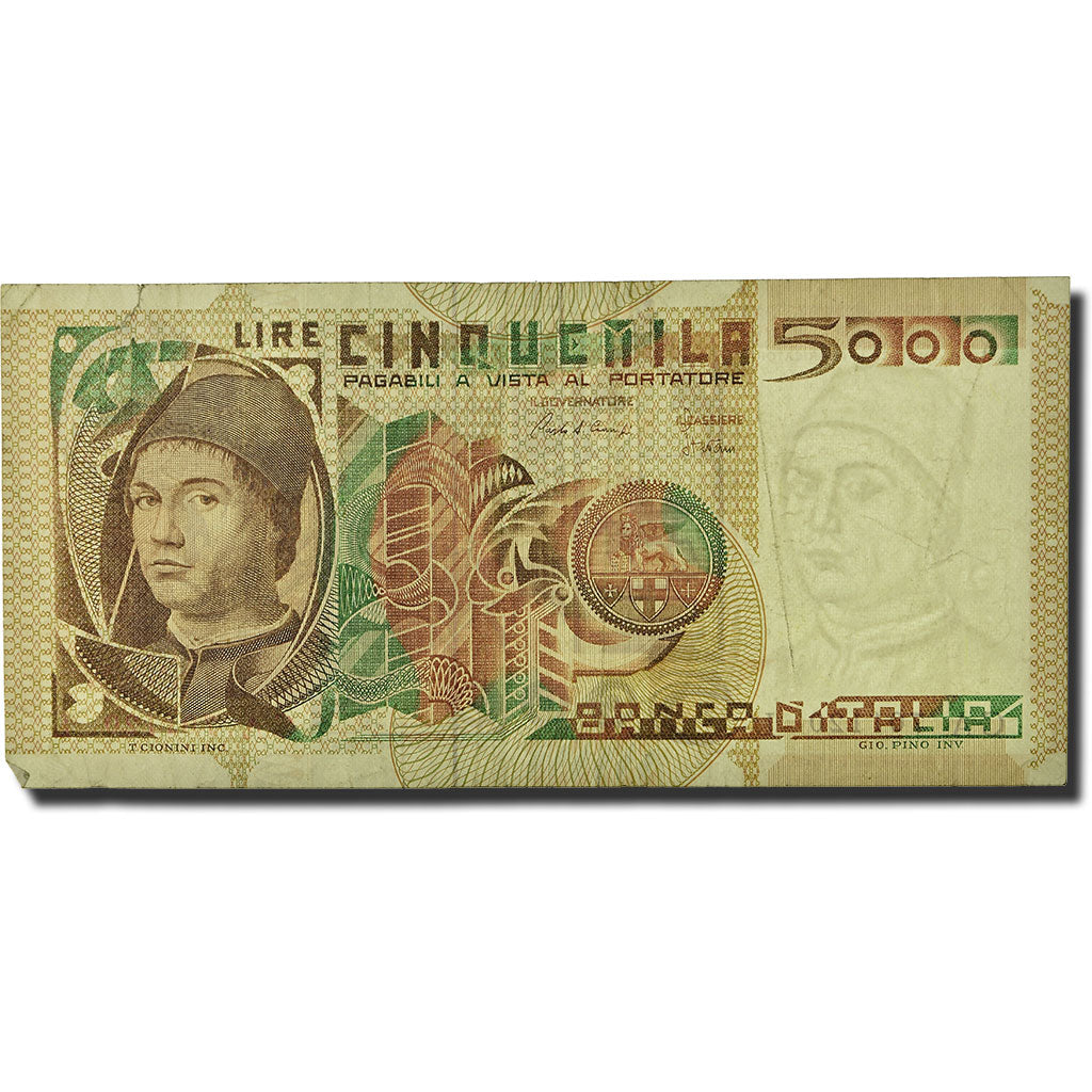 Billet, Italie, 5000 Lire, 1979-1983, 1979-03-09, KM:105a, TB