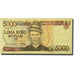 Banknote, Indonesia, 5000 Rupiah, 1986, KM:125a, AU(50-53)