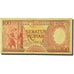 Banknote, Indonesia, 100 Rupiah, 1959, 1959-01-01, KM:69, UNC(65-70)