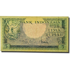 Banknote, Indonesia, 5 Rupiah, 1957, KM:49a, UNC(65-70)