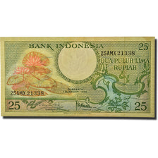 Banknote, Indonesia, 25 Rupiah, 1959, 1959-01-01, KM:67a, UNC(65-70)