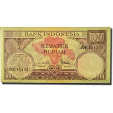 Banknote, Indonesia, 100 Rupiah, 1959, 1959-01-01, KM:69, UNC(65-70)