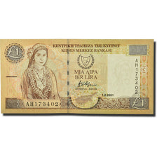 Banknote, Cyprus, 1 Pound, 2001, 2001-02-01, KM:60c, UNC(65-70)