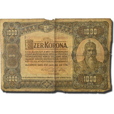 Banknote, Hungary, 1000 Korona, 1920, 1920-01-01, KM:66a, VG(8-10)