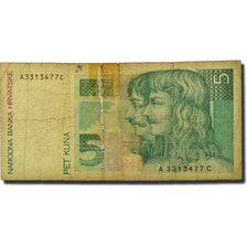 Banknote, Croatia, 5 Kuna, 1994, 1993-10-31, KM:28a, VG(8-10)