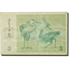 Geldschein, Lithuania, 3 (Talonas), 1991, KM:33a, UNZ-