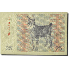 Banknote, Lithuania, 25 (Talonas), 1991, KM:36a, UNC(65-70)