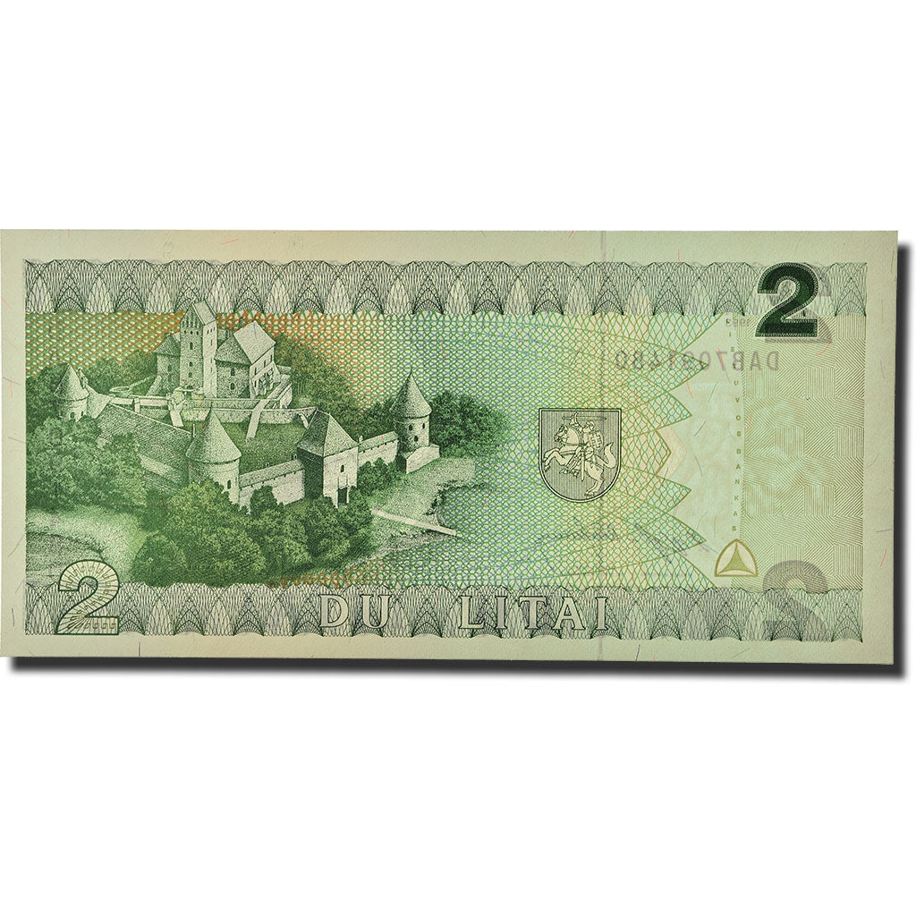 Banknot, Litwa, 2 Litai, 1993, KM:54a, UNC(65-70)