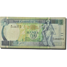Banknote, Malta, 5 Liri, L.1967 (1994), KM:46a, EF(40-45)
