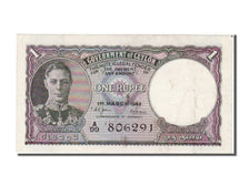Ceylon, 1 Rupee, 1949, KM #34, 1949-03-01, AU(55-58), A/99 806291