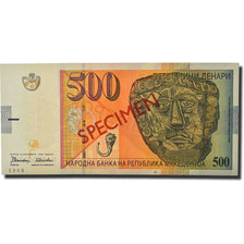 SPECIMEN Banknote, Macedonia, 500 Denari, 1996, 1996-09-08, KM:17s, UNC(60-62)