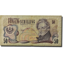 Banknote, Austria, 50 Schilling, 1972, 1970-01-02, KM:143a, VG(8-10)