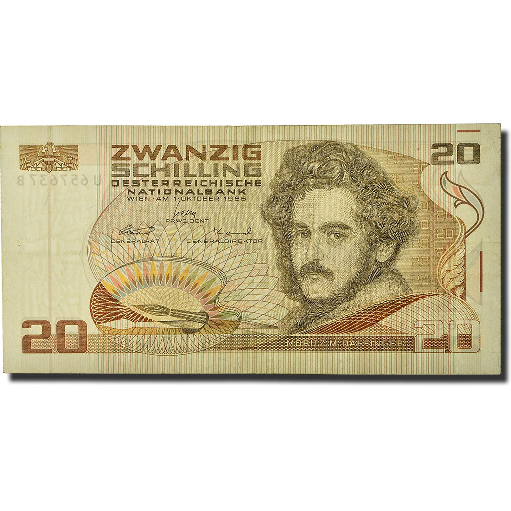 Banknote, Austria, 20 Schilling, 1988, 1986-10-01, KM:148, EF(40-45)