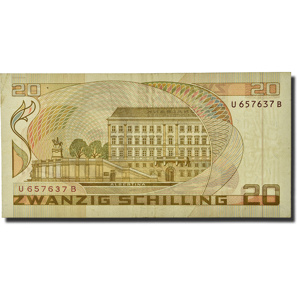 Banknote, Austria, 20 Schilling, 1988, 1986-10-01, KM:148, EF(40-45)