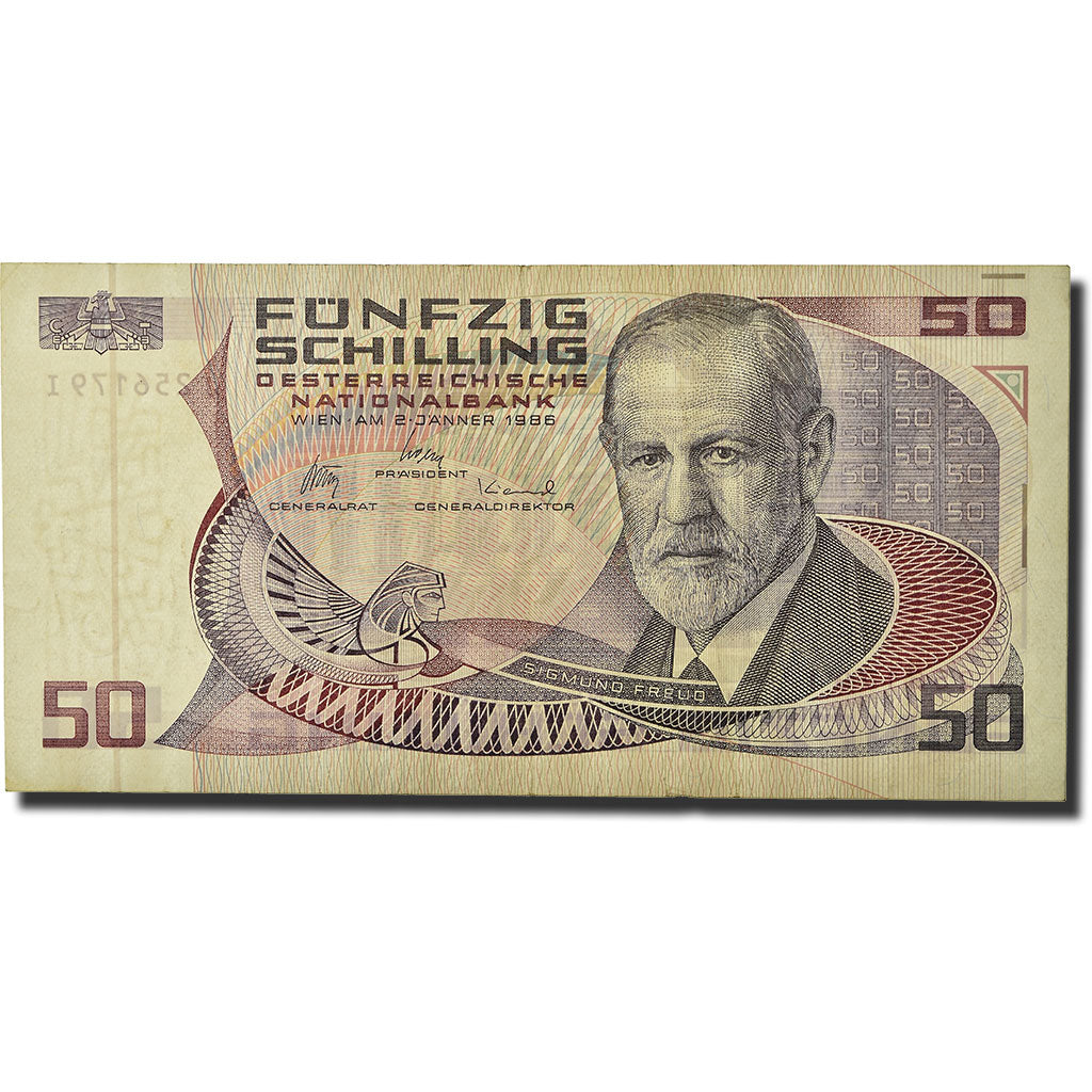 Banknote, Austria, 50 Schilling, 1987, 1986-01-02, KM:149, F(12-15)