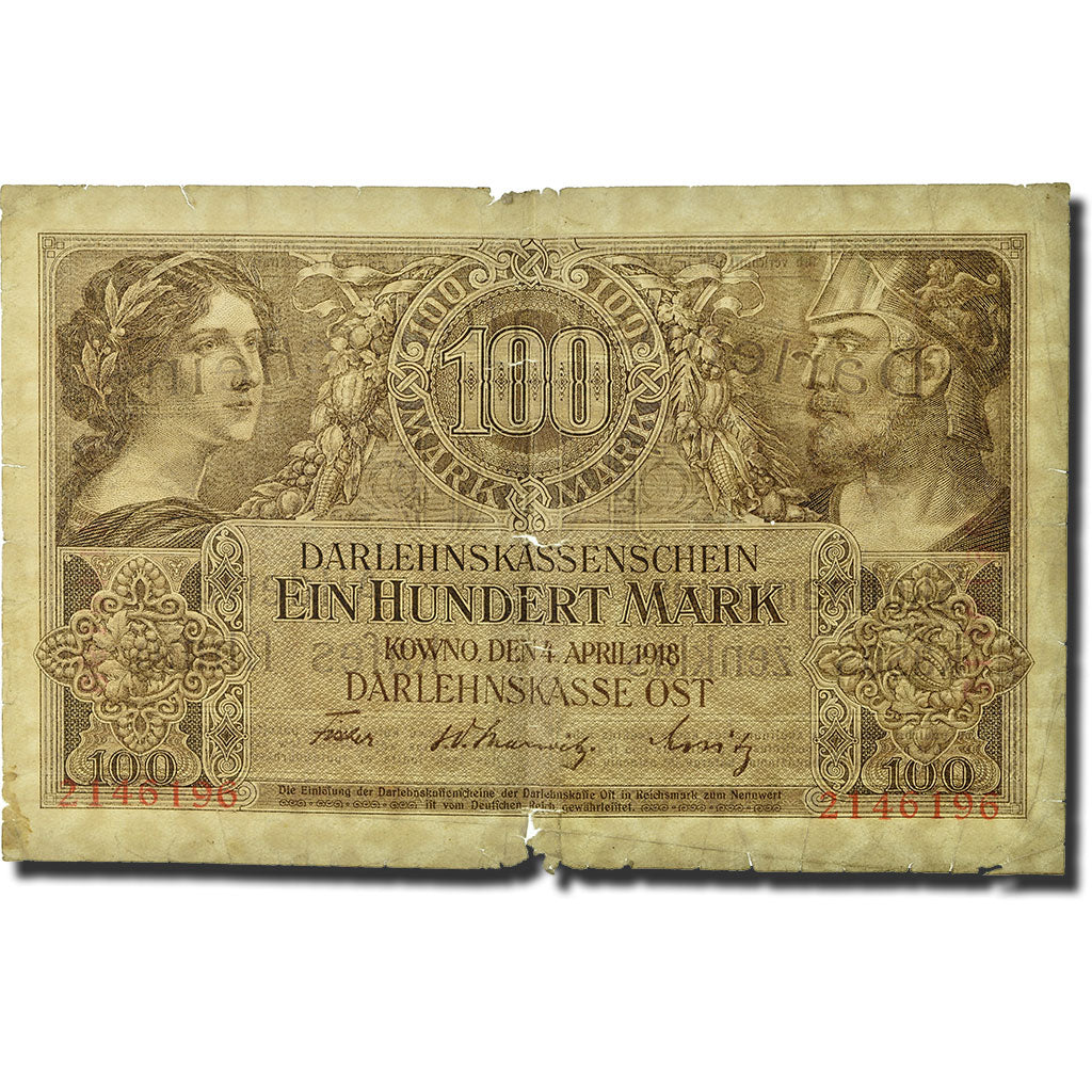 Banknote, Germany, 1000 Mark, 1918, 1918-04-04, KM:R134b, VG(8-10)