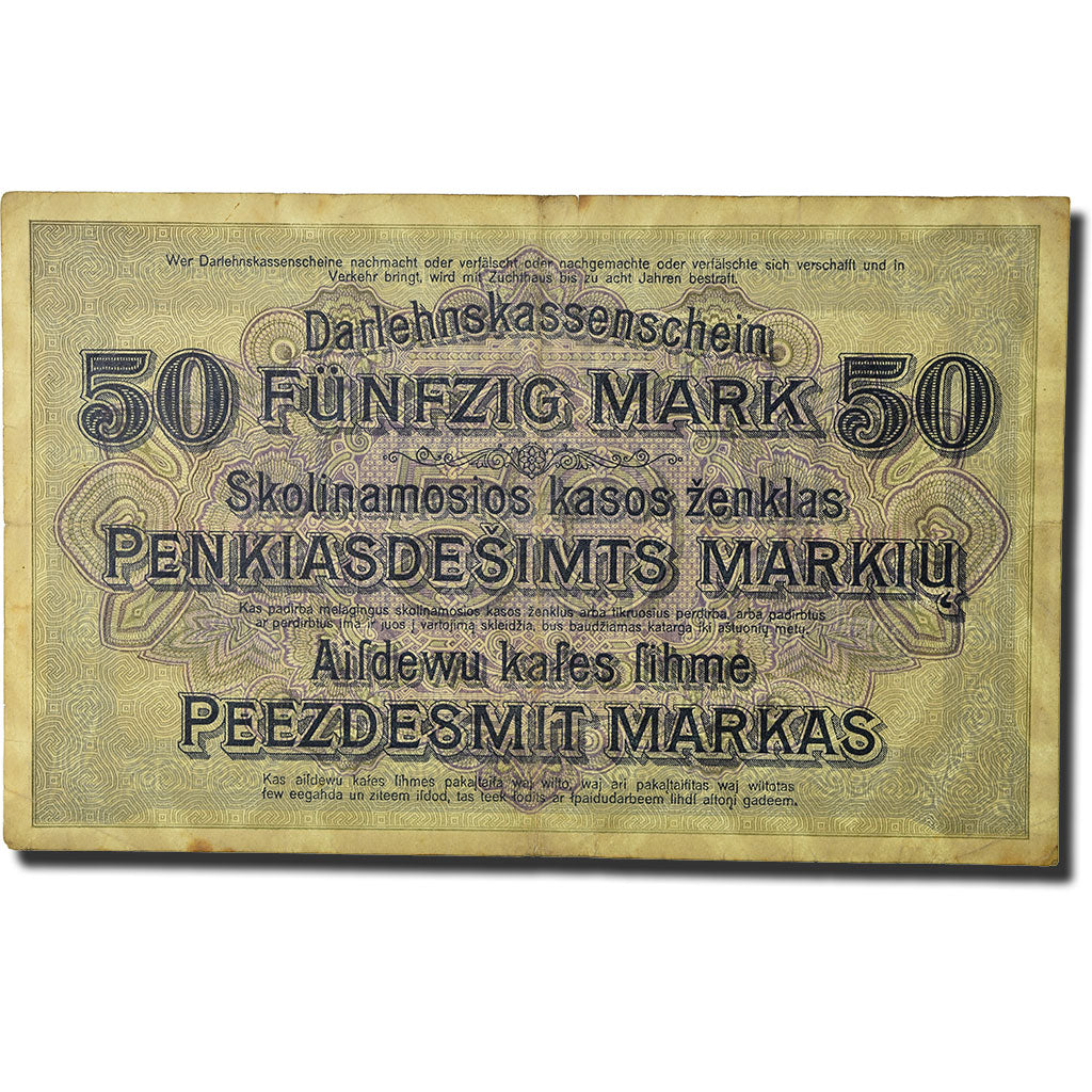 Biljet, Duitsland, 50 Mark, 1918, 1918-04-04, KM:R132, TB