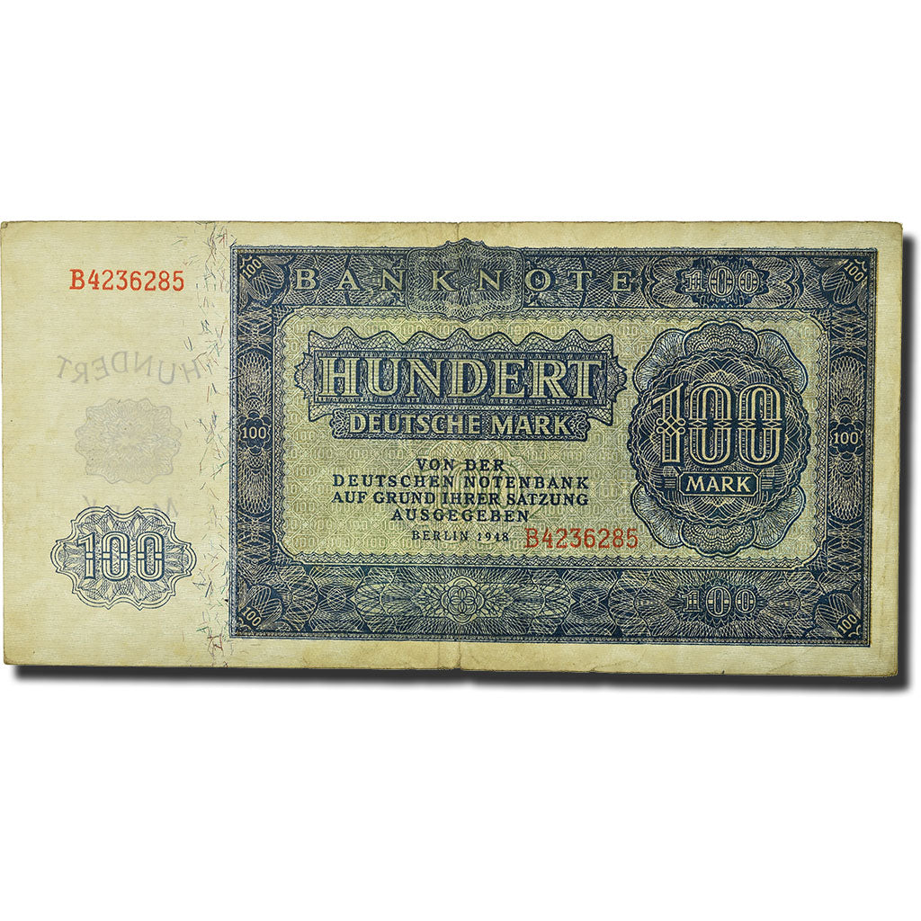 Banknote, Germany - Democratic Republic, 100 Deutsche Mark, 1948, KM:15a