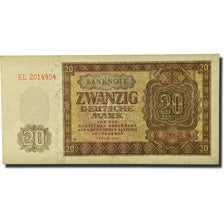 Banknot, Niemcy - NRD, 20 Deutsche Mark, 1948, KM:13b, AU(55-58)
