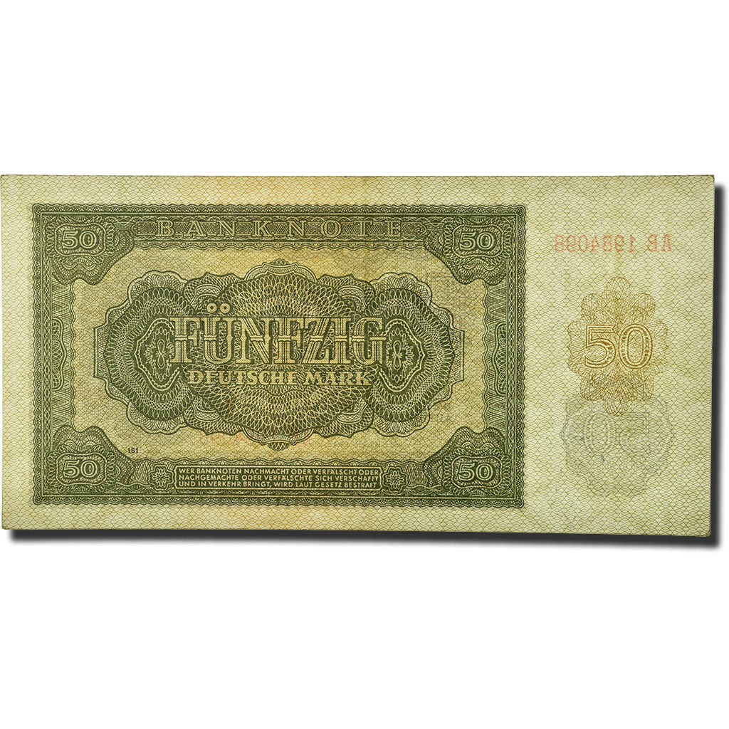 Banknote, Germany - Democratic Republic, 50 Deutsche Mark, 1948, KM:14b