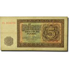 Geldschein, Deutsche Demokratische Republik, 5 Deutsche Mark, 1948, KM:11b, S