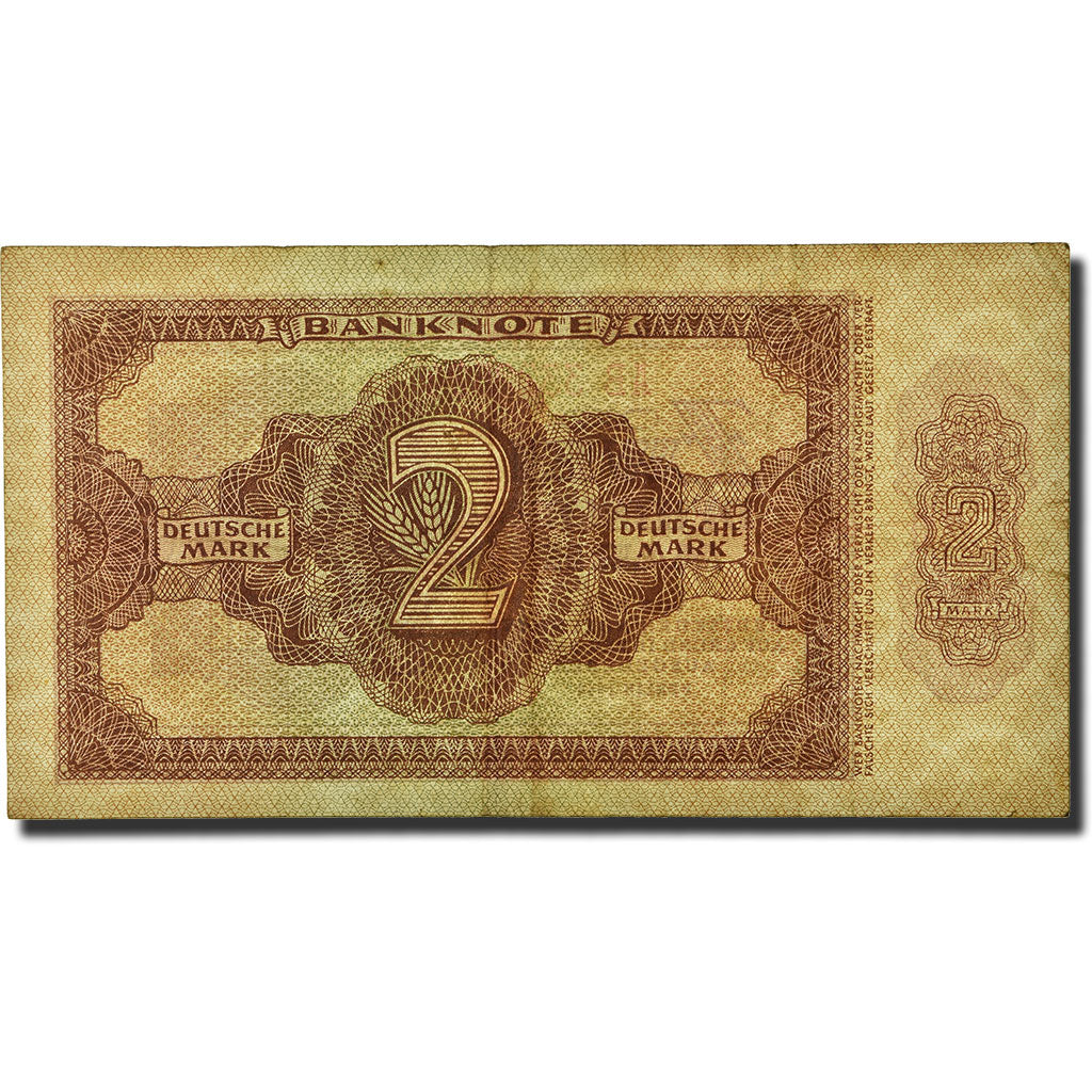 Banknote, Germany - Democratic Republic, 2 Deutsche Mark, 1948, KM:10b
