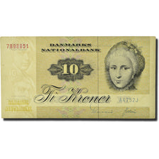 Banknote, Denmark, 10 Kroner, ND (1972-1978), KM:48c, EF(40-45)