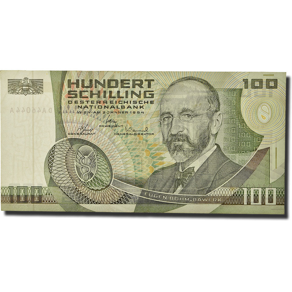 Banknote, Austria, 100 Schilling, 1985, 1984-01-02, KM:150, EF(40-45)