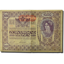 Banknote, Austria, 10,000 Kronen, 1918, 1918-11-02, KM:65, VG(8-10)