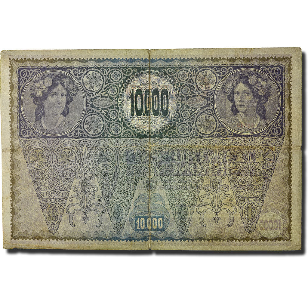 Banknote, Austria, 10,000 Kronen, 1918, 1918-11-02, KM:65, VG(8-10)