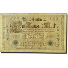 Banknote, Germany, 1000 Mark, 1910, 1910-04-21, KM:45b, EF(40-45)