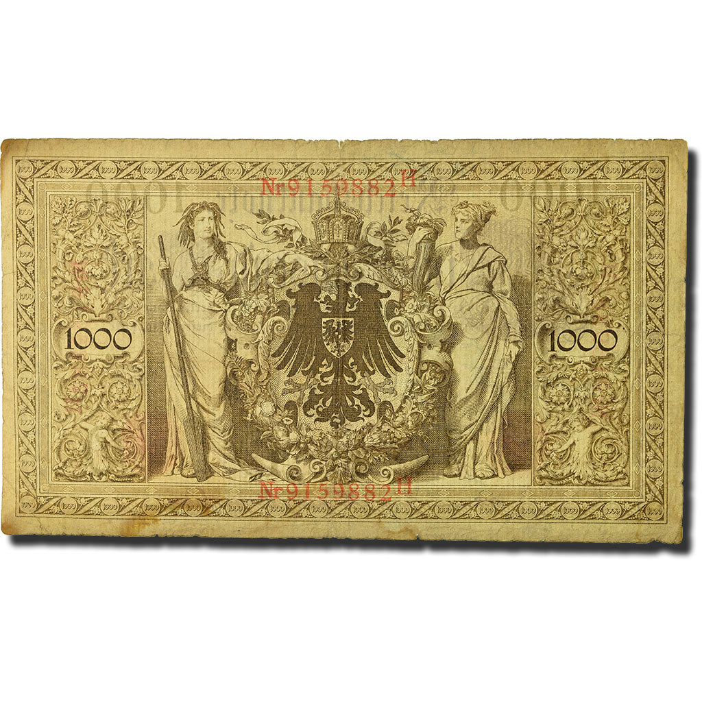 Geldschein, Deutschland, 1000 Mark, 1910, 1910-04-21, KM:44b, S