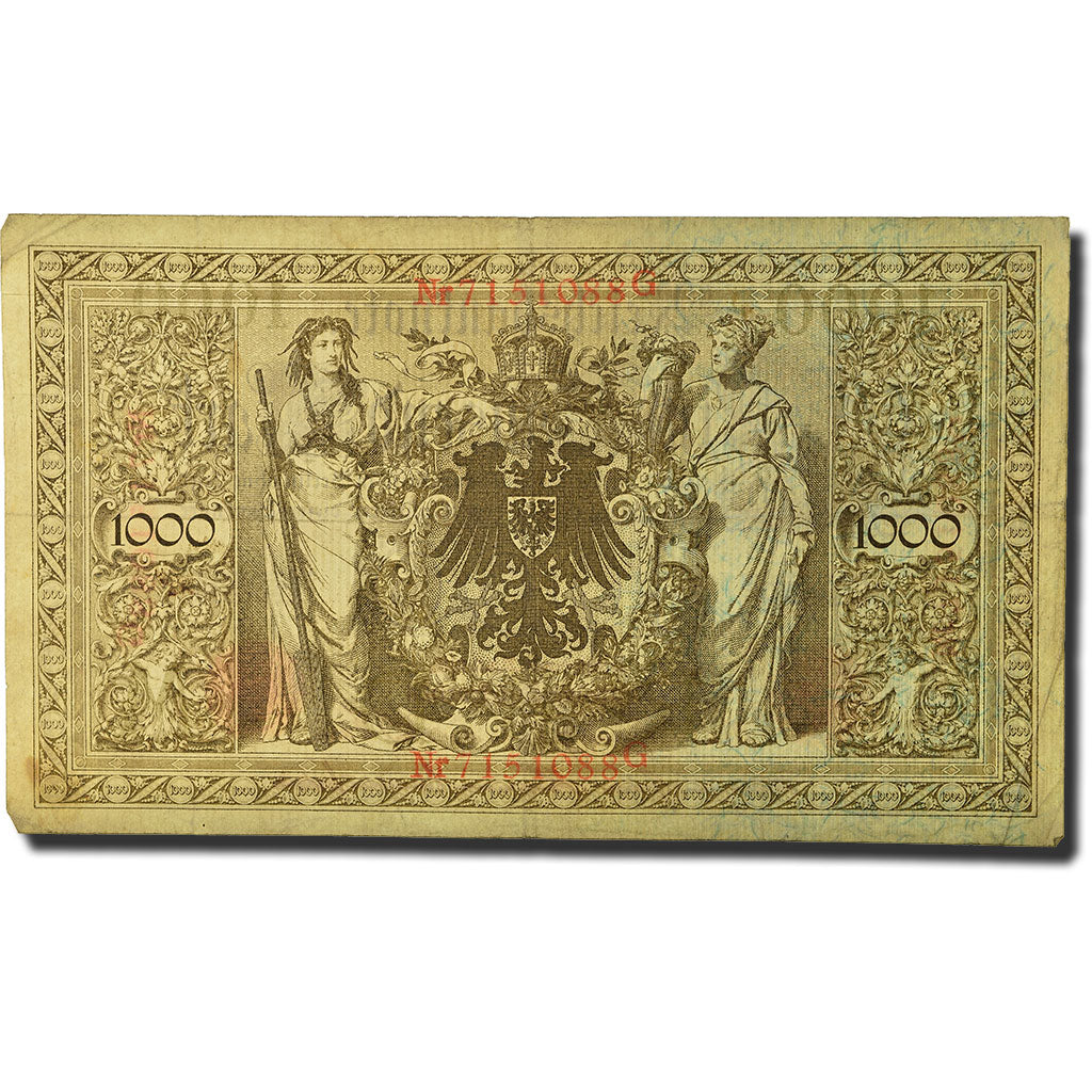Banknote, Germany, 1000 Mark, 1910, 1910-04-21, KM:44b, EF(40-45)
