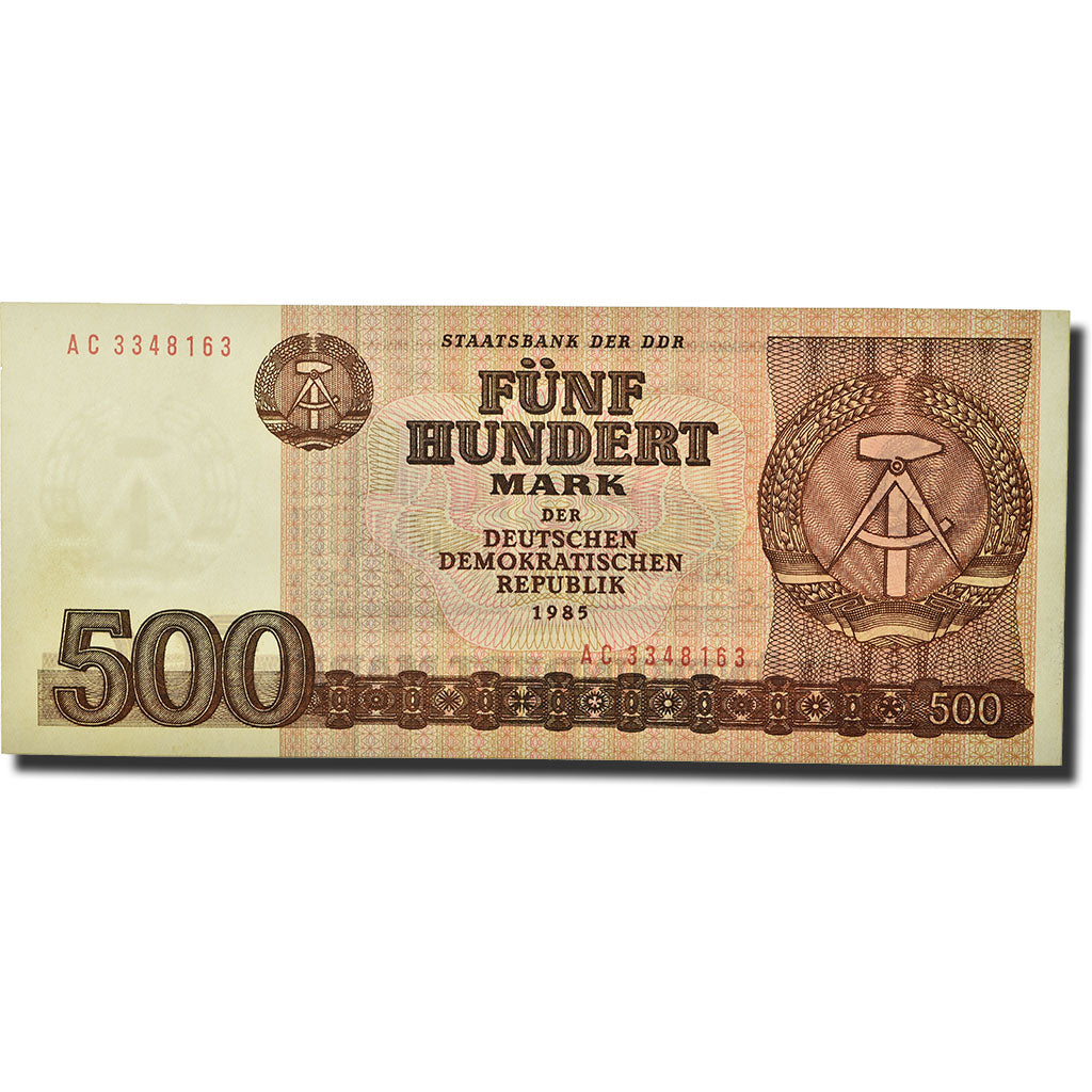 Geldschein, Deutsche Demokratische Republik, 500 Mark, 1985, KM:33, UNZ