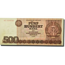 Geldschein, Deutsche Demokratische Republik, 500 Mark, 1985, KM:33, UNZ