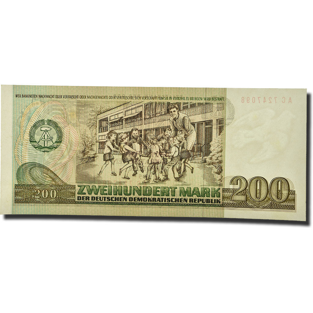 Banknote, Germany - Democratic Republic, 200 Mark, 1985, KM:32, UNC(65-70)